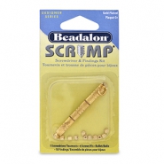Scrimp Finding Kit bullet shape 1.04mm Beadalon Gold