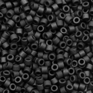 Miyuki Perlen 11/0 delica's Opaque matte black DB-310