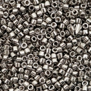 Miyuki Perlen 11/0 delica's Plated nickel grey DB-21