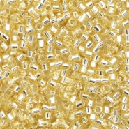 Miyuki Perlen 11/0 delica's Silverlined crystal ivory