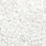 Miyuki Perlen 11/0 delica's White pearl AB