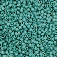 Miyuki Perlen 11/0 delica's Duracoat opaque dyed eucalyptus DB-2131