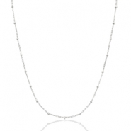 Stainless Steel - Rostfrei Stahl Kette Kugel Silver