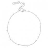 Fussketten Stainless Steel Kugel Silver