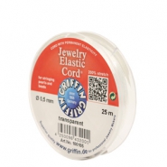 Griffin jewelry elastic cord stretch magic (200%) &Oslash;0.5mm Transparent