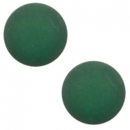 12 mm classic Polaris Elements Cabochon matt Dark classic green