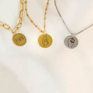 Mit Anhängern aus Edelstahl und DQ-Metallperlen kreieren Sie wunderschönen weiblichen Schmuck