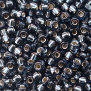 Miyuki 8/0 Rocailles Silverlined montana grey 8-2426