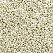 Miyuki 15/0 Rocailles Duracoat galvanized silver 15-4201