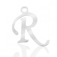 Anh&auml;nger aus Stainless Steel - Rostfreiem Stahl Initial R Silber