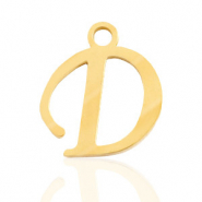 Anh&auml;nger aus Stainless Steel - Rostfreiem Stahl Initial D Gold