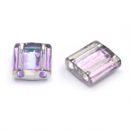 Miyuki Perlen 5x5mm tila Vitrail light purple TL-4574