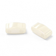 Miyuki Perlen 5x2.3mm half tila Ceylon antique ivory pearl HTL-592