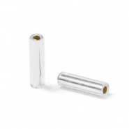 Miyuki Bugles 6mm Silverlined crystal BGL2-1