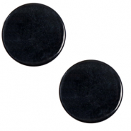 20 mm flach Polaris Elements Cabochon Lively Jet black
