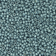 Miyuki 11/0 Rocailles Duracoat galvanized matte sea foam green 11-4217F