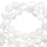 Polaris Perle 6mm rund Mosso shiny Brilliant white