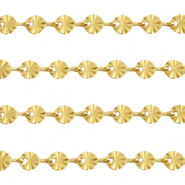 Zubeh&ouml;r aus Stainless Steel - Rostfreiem Stahl Gliederkette rund Gold