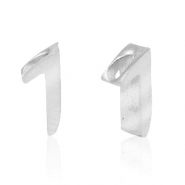 Perlen aus Stainless Steel - Rostfreiem Stahl Zahlen 1 Silber