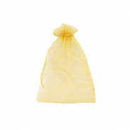 Organza Schmuck Beutel 7x9cm Golden yellow