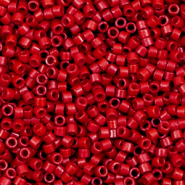 Miyuki Perlen 11/0 delica's Opaque sf dyed bright red DB-791