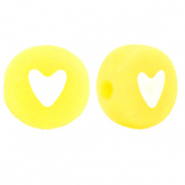 Acryl Buchstaben Mix&nbsp;Herz Yellow iris