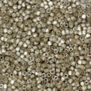 Miyuki Perlen 11/0 delica's Silk satin variegated taupe DB-671