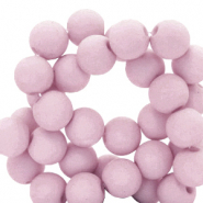 6 mm Perlen aus Acryl matt Vintage lilac