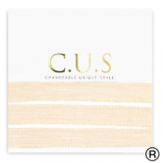 C.U.S&reg; Band Shimmery beige peach