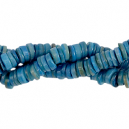Perle Muschel Disc 7mm Evening blue