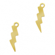 Anh&auml;nger aus Stainless Steel - Rostfreiem Stahl Lightning Gold