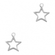 Anh&auml;nger aus Stainless Steel - Rostfreiem Stahl Star Silber