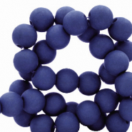 8 mm Perlen aus Acryl Dark royal blue