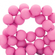 4 mm Perlen aus Acryl Hot pink