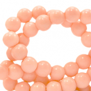 Glas Perlen 4 mm opaque Peach blush pink