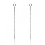 Zubehör aus Stainless Steel - Rostfreiem Stahl Kettelstifte 50mm Silber