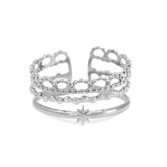 Stainless Steel - Rostfrei Stahl Ringe Silber