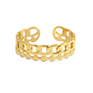 Stainless Steel - Rostfrei Stahl Ringe Gold