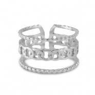 Stainless Steel - Rostfrei Stahl Ringe Silber