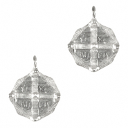 Anh&auml;nger Metall DQ "ICXC NIKA" Antik silber (Nickelfrei)