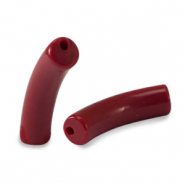 Perlen aus Acryl Tube Port red