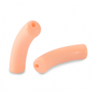 Perlen aus Acryl Tube Salmon pink