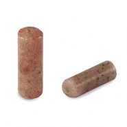 Perlen Naturstein Aventurinquarz Tubes Purple