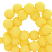 6 mm Perlen aus Acryl Blazing yellow