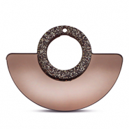 Statement-Anhänger Metallic glitter copper