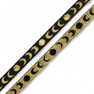 Schmucktextband Monde Black-gold