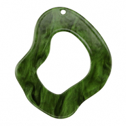 Anh&auml;nger aus Resin im Organicdesign Moss green