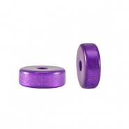 Super Polaris Perlen Disc 4mm Lucido Grape purple