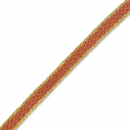 Schmuckband Smoked salmon pink-gold