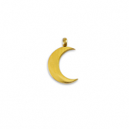 Anh&auml;nger aus Stainless Steel - Rostfreiem Stahl La Luna moon Gold